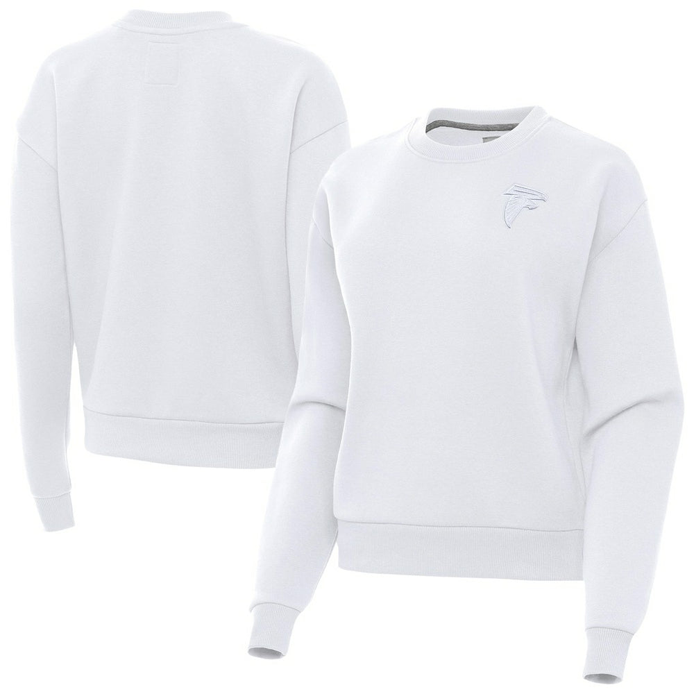 Atlanta Falcons Antigua Women's Victory Crew Pullover Sweatshirt - White outlet