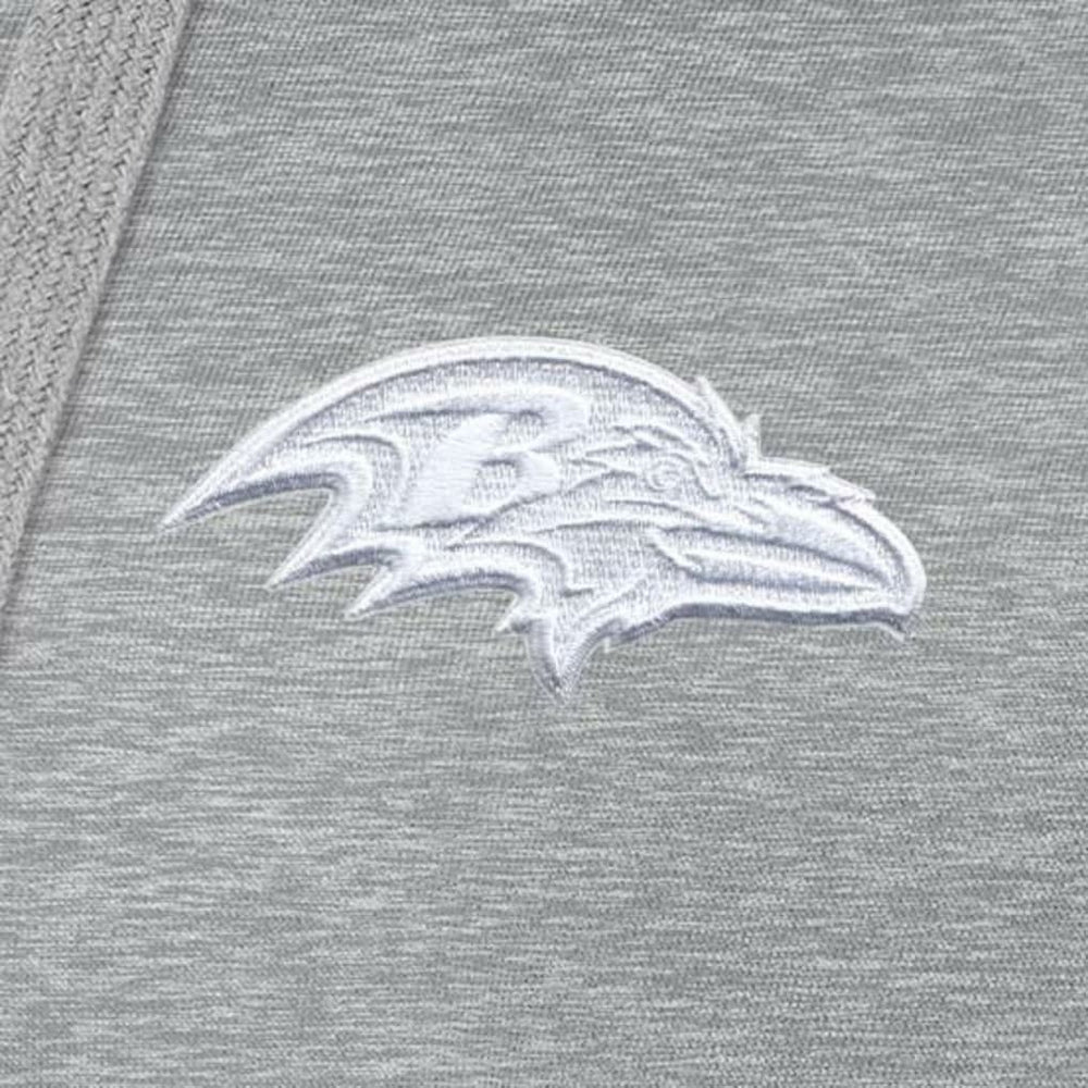 Baltimore Ravens Antigua Women's Victory Pullover Hoodie - Heather Gray discount