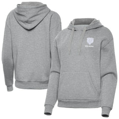 Chicago Bears Antigua Women's Victory Pullover Hoodie - Heather Gray on sale