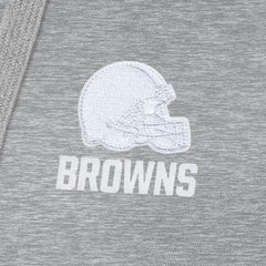 Cleveland Browns Antigua Women's Victory Pullover Hoodie - Heather Gray discount