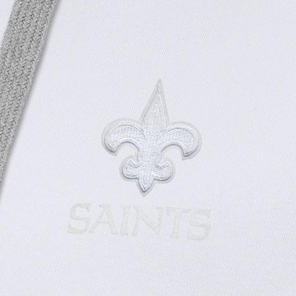 New Orleans Saints Antigua Women's Victory Pullover Hoodie - White discount
