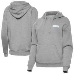 Seattle Seahawks Antigua Women's Victory Pullover Hoodie - Heather Gray discount