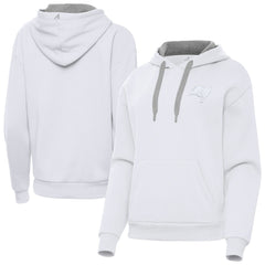 Tampa Bay Buccaneers Antigua Women's Victory Pullover Hoodie - White discount