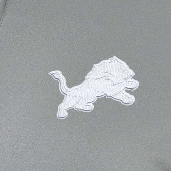 Detroit Lions Antigua Women's Reprocess Quarter-Zip Top - Gray for sale