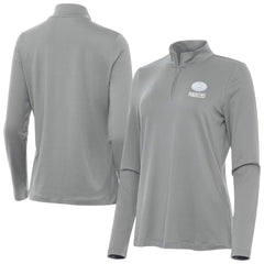 Green Bay Packers Antigua Women's Reprocess Quarter-Zip Top - Gray discount
