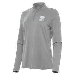 Green Bay Packers Antigua Women's Reprocess Quarter-Zip Top - Gray discount