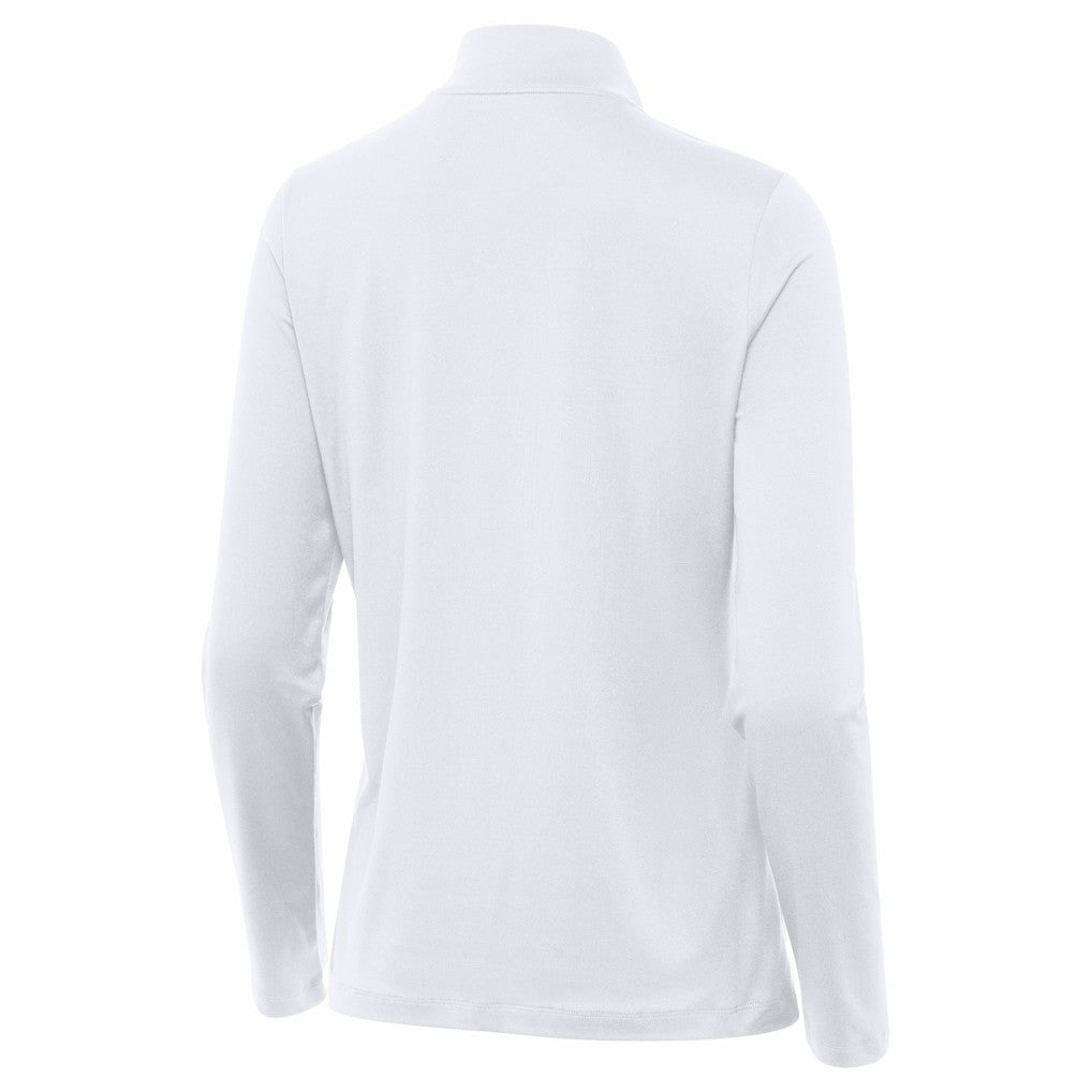 Cincinnati Bengals Antigua Women's Reprocess Quarter-Zip Top - White sale