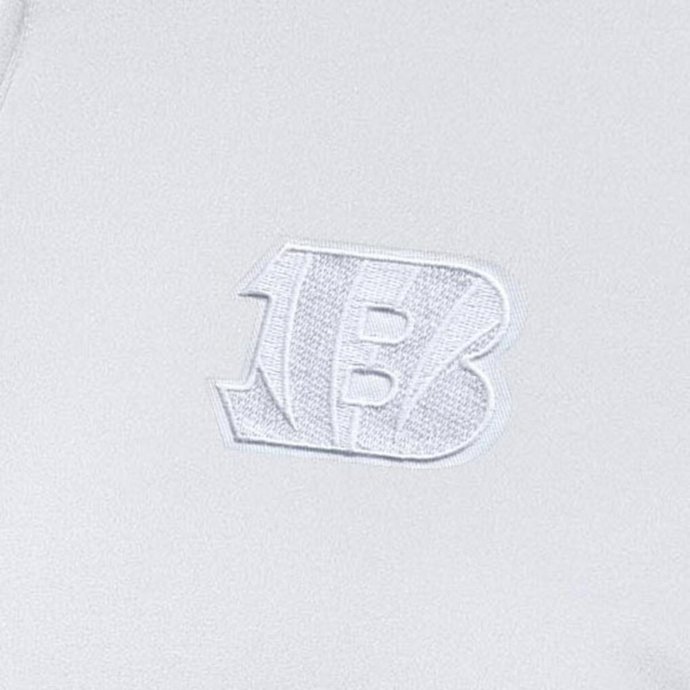 Cincinnati Bengals Antigua Women's Reprocess Quarter-Zip Top - White sale