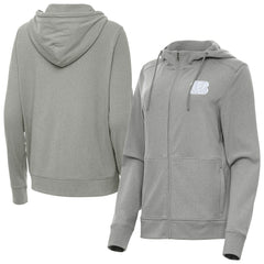 Cincinnati Bengals Antigua Women's Seeker Full-Zip Hoodie Jacket - Heather Gray on sale