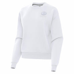 Green Bay Packers Antigua Women's Victory Crew Pullover Sweatshirt - White on sale