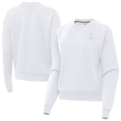 San Francisco 49ers Antigua Women's Victory Crew Pullover Sweatshirt - White online