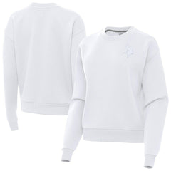Minnesota Vikings Antigua Women's Victory Crew Pullover Sweatshirt - White online