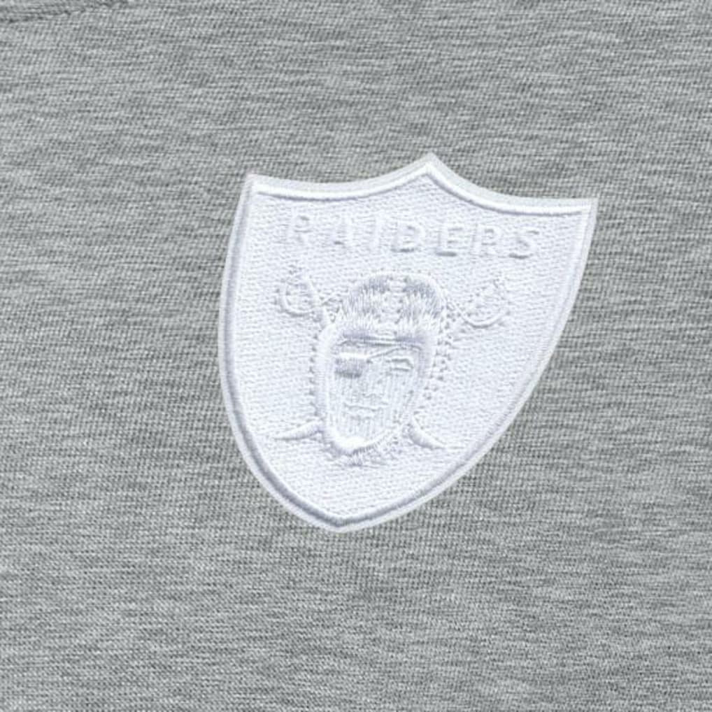 Las Vegas Raiders Antigua Women's Victory Crew Pullover Sweatshirt - Heather Gray cheap