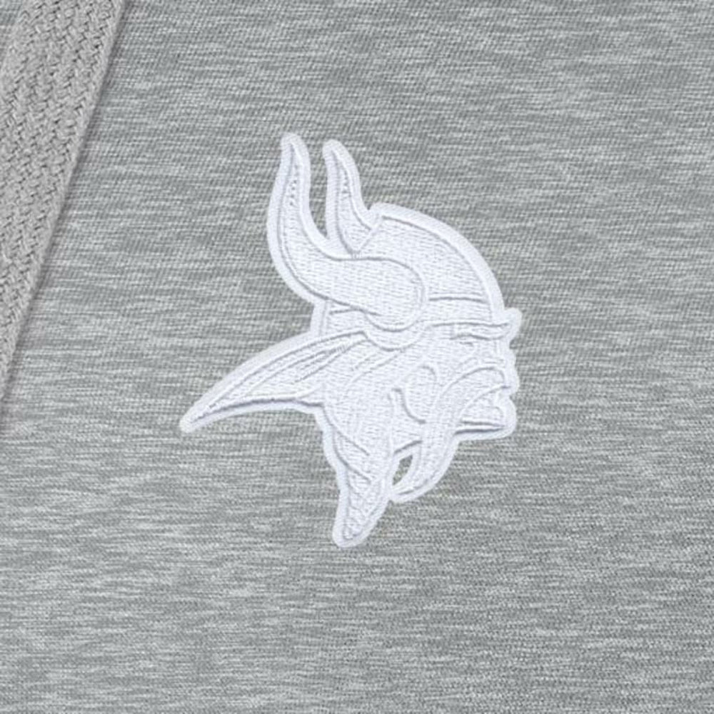 Minnesota Vikings Antigua Women's Victory Pullover Hoodie - Heather Gray on sale