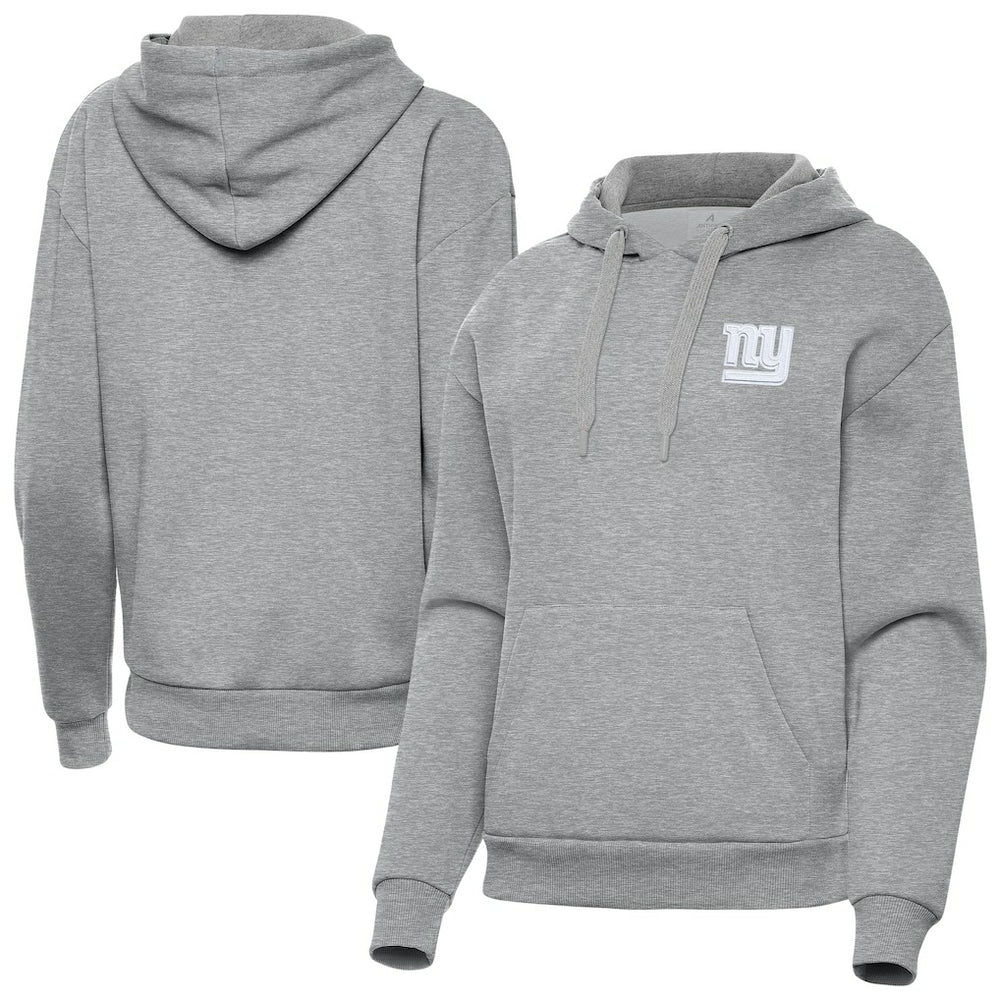 New York Giants Antigua Women's Victory Pullover Hoodie - Heather Gray on sale