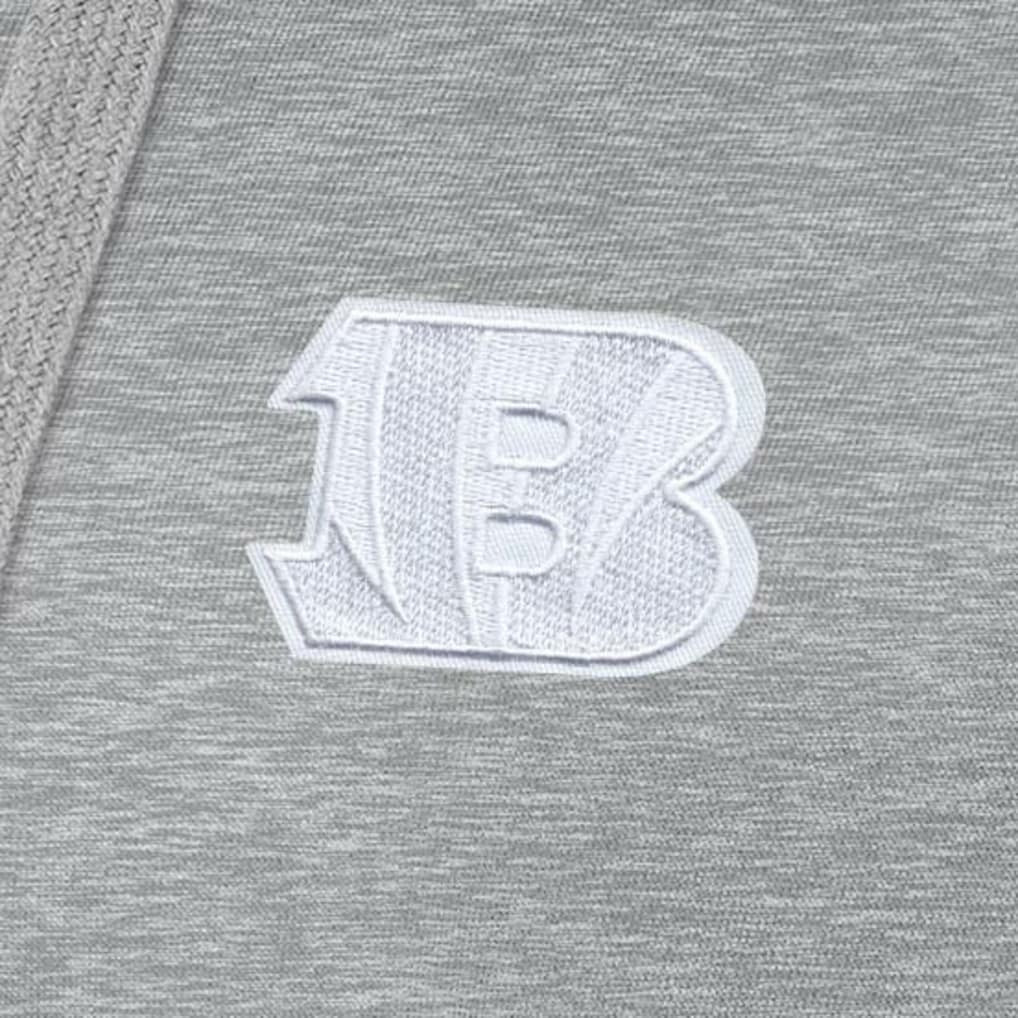 Cincinnati Bengals Antigua Women's Victory Pullover Hoodie - Heather Gray outlet