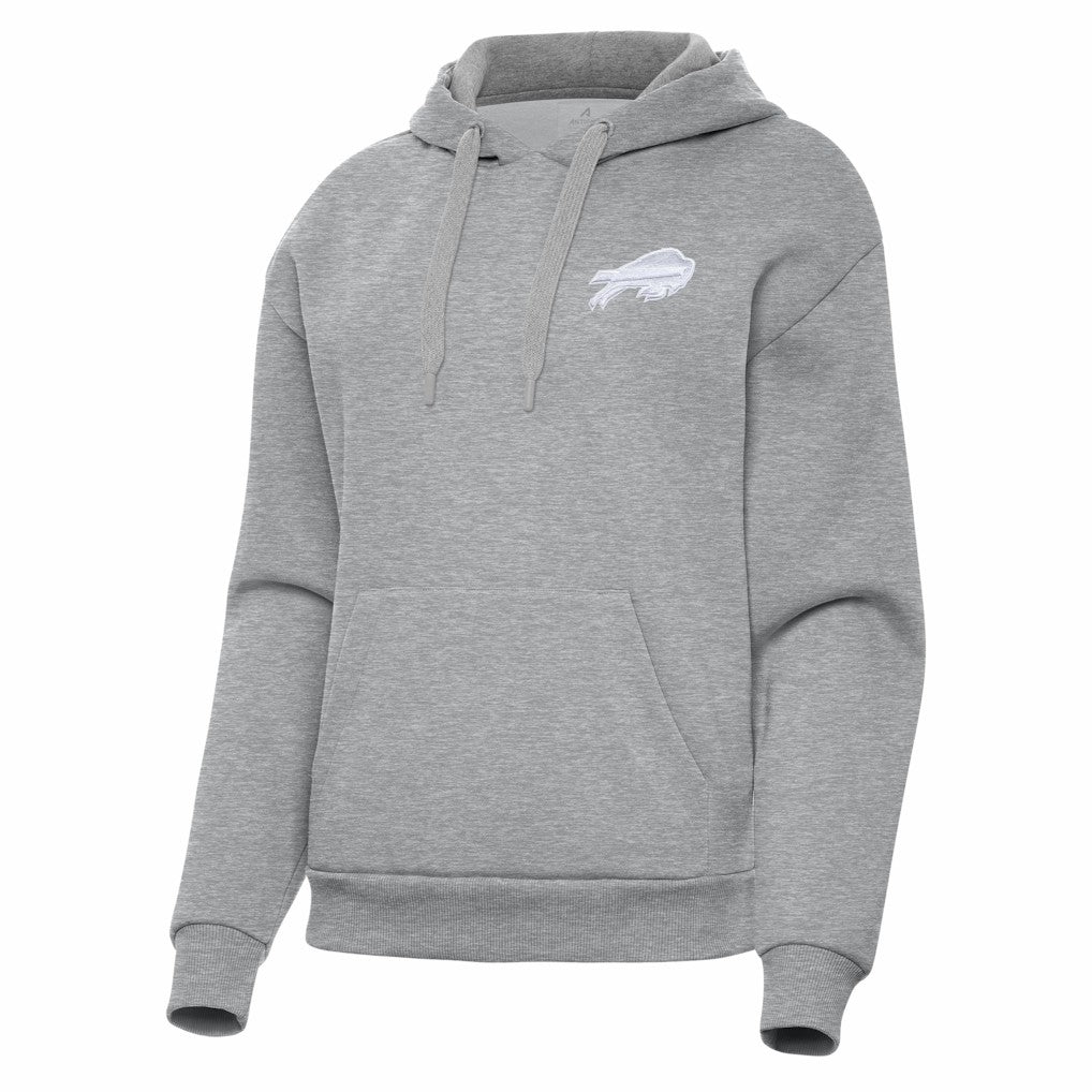 Buffalo Bills Antigua Women's Victory Pullover Hoodie - Heather Gray on sale