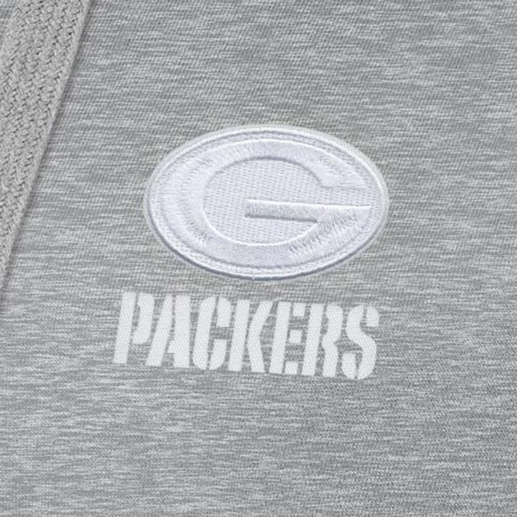Green Bay Packers Antigua Women's Victory Pullover Hoodie - Heather Gray for sale