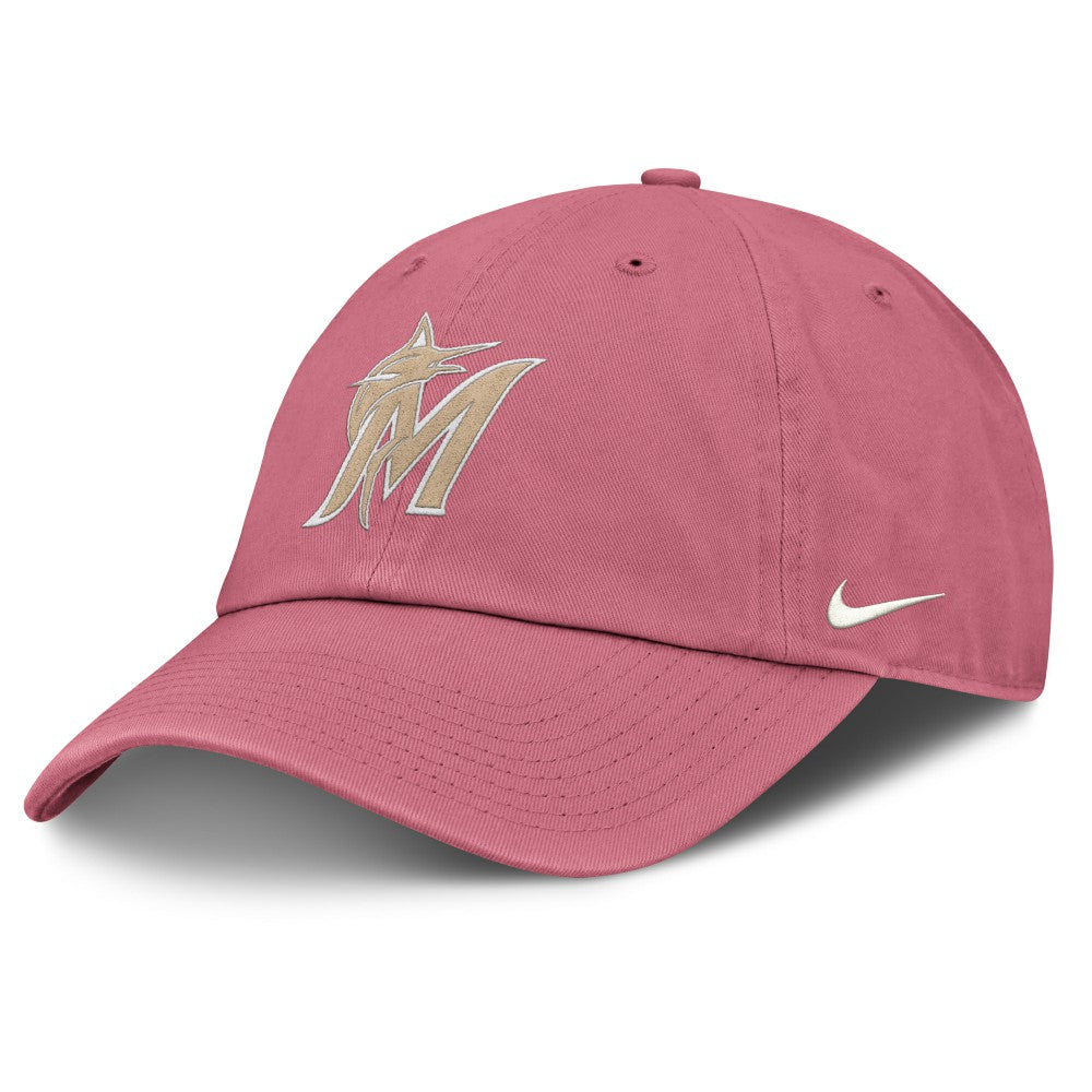 Miami Marlins Unisex Mother's Day Club Adjustable Hat - Pink | Nike