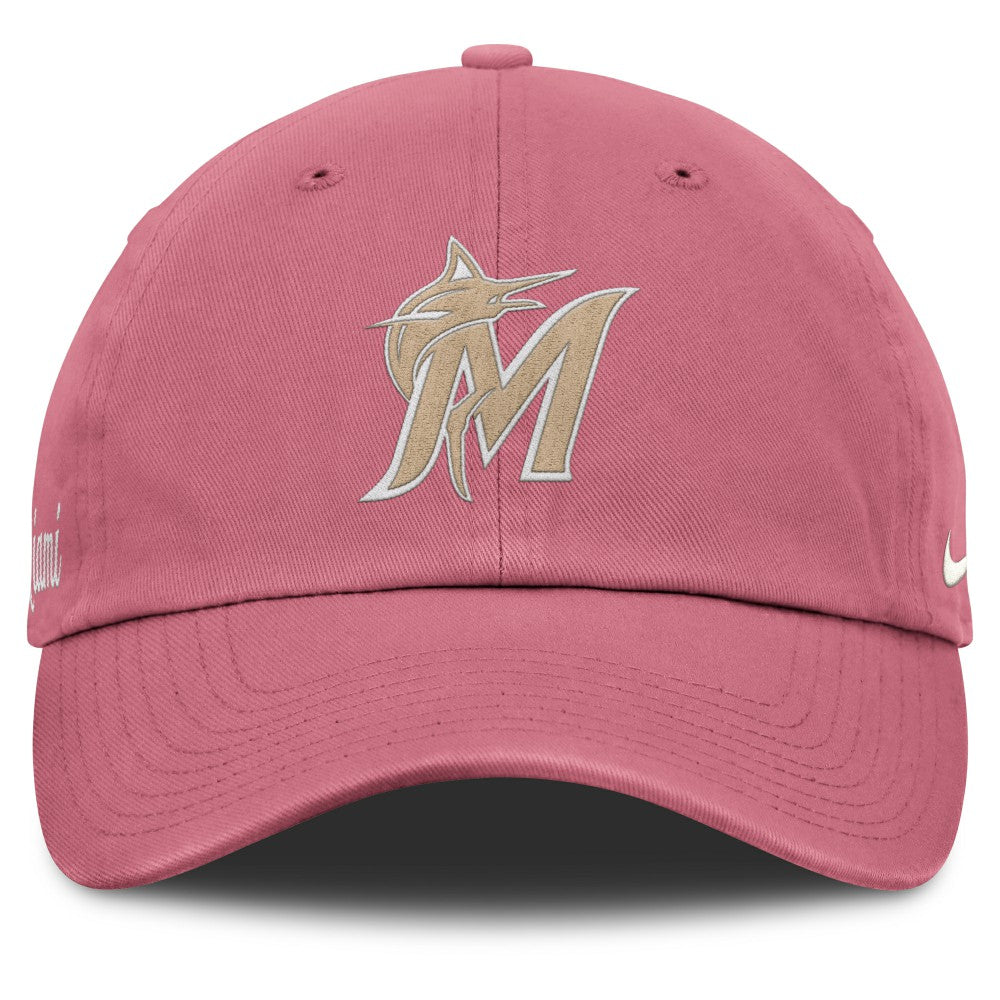 Miami Marlins Unisex Mother's Day Club Adjustable Hat - Pink | Nike