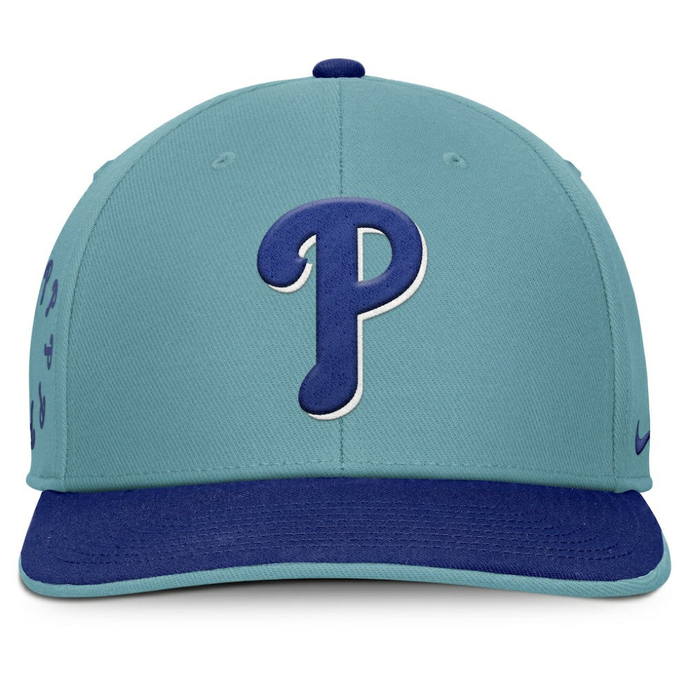 Philadelphia Phillies Father's Day Pro Performance Snapback Hat - Turquoise | Nike