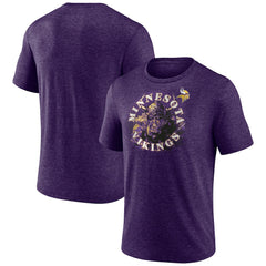 Minnesota Vikings Purple Sporting Chance Tri-Blend T-Shirt discount