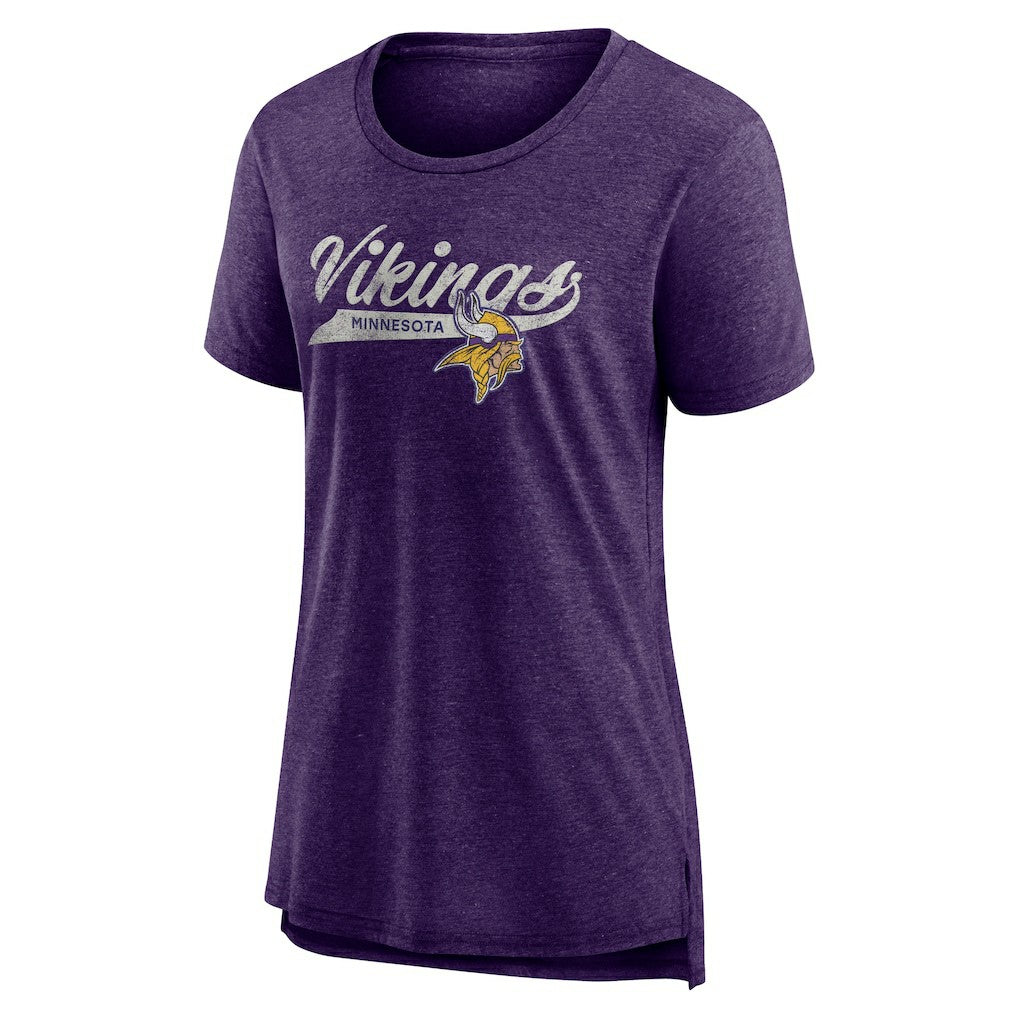 Minnesota Vikings Women's Original Play Tri-Blend T-Shirt - Purple online