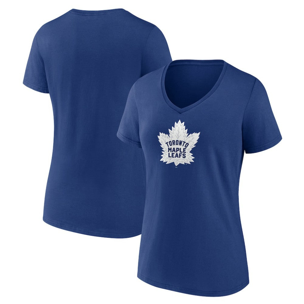 Toronto Maple Leafs Women's Primary Logo T-Shirt Blue