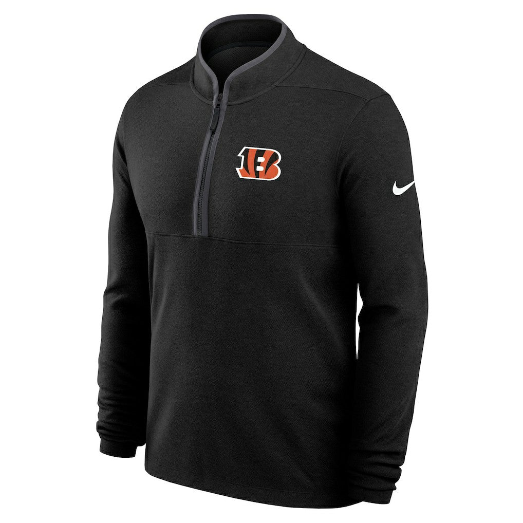 Cincinnati Bengals Lightweight Victory Dri-FIT Half-Zip Pullover - Black | Nike discount