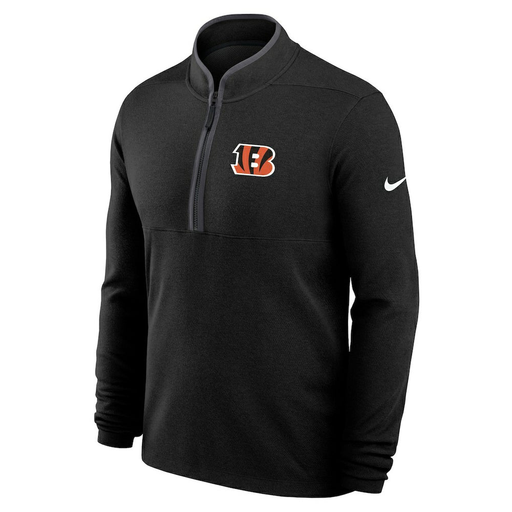 Cincinnati Bengals Lightweight Victory Dri-FIT Half-Zip Pullover - Black | Nike discount