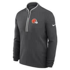 Cleveland Browns Lightweight Victory Dri-FIT Half-Zip Pullover - Anthracite | Nike online