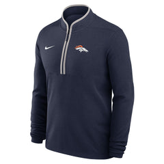 Denver Broncos Lightweight Victory Dri-FIT Half-Zip Pullover - Navy | Nike on sale