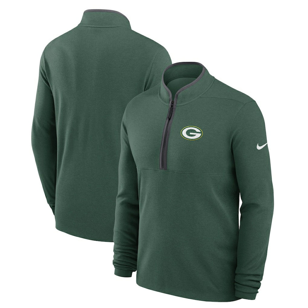 Green Bay Packers Lightweight Victory Dri-FIT Half-Zip Pullover - Green | Nike on sale