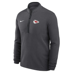 Kansas City Chiefs Lightweight Victory Dri-FIT Half-Zip Pullover - Anthracite | Nike on sale