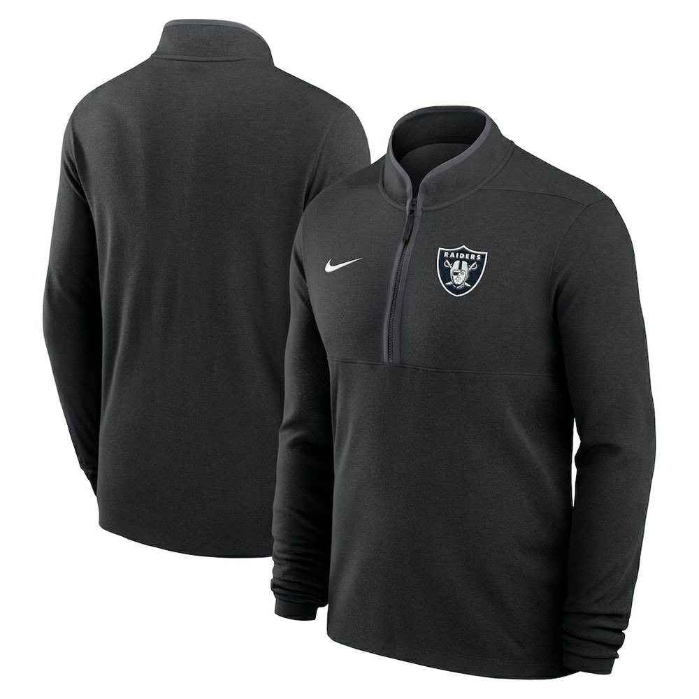 Las Vegas Raiders Lightweight Victory Dri-FIT Half-Zip Pullover - Black | Nike cheap