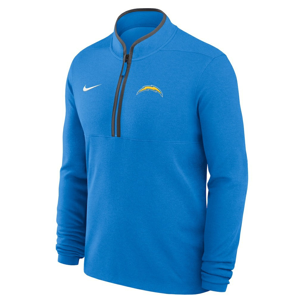 Los Angeles Chargers Lightweight Victory Dri-FIT Half-Zip Pullover - Powder Blue | Nike sale