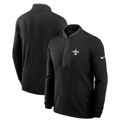 New Orleans Saints Lightweight Victory Dri-FIT Half-Zip Pullover - Black | Nike cheap