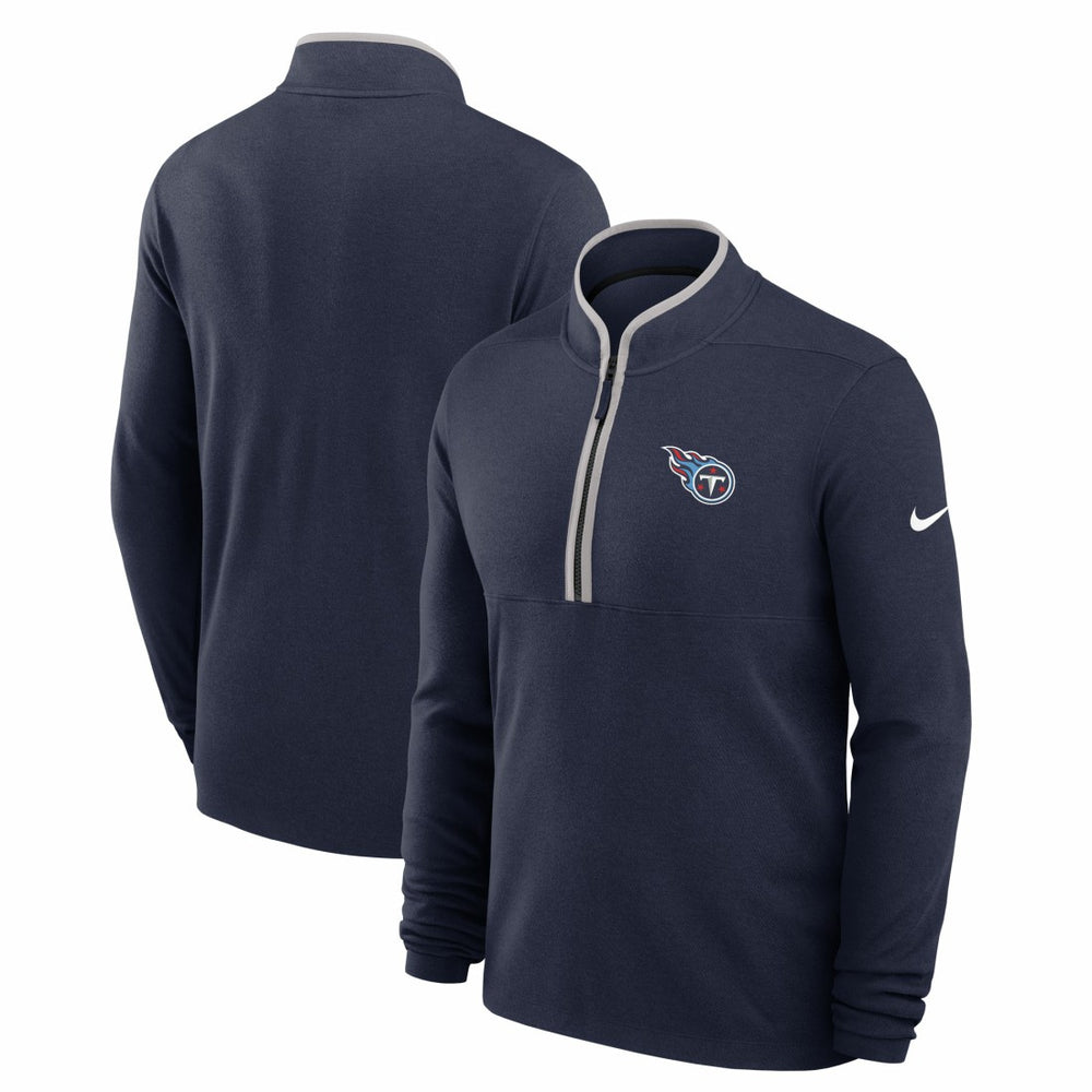 Tennessee Titans Lightweight Victory Dri-FIT Half-Zip Pullover - Navy | Nike sale