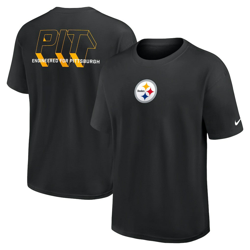 Pittsburgh Steelers Dominate The Game Essential Max90 T-Shirt - Black | Nike on sale