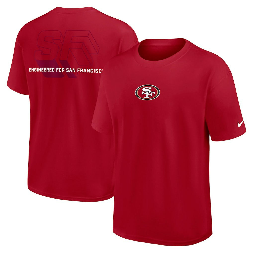 San Francisco 49ers Dominate The Game Essential Max90 T-Shirt - Scarlet | Nike discount
