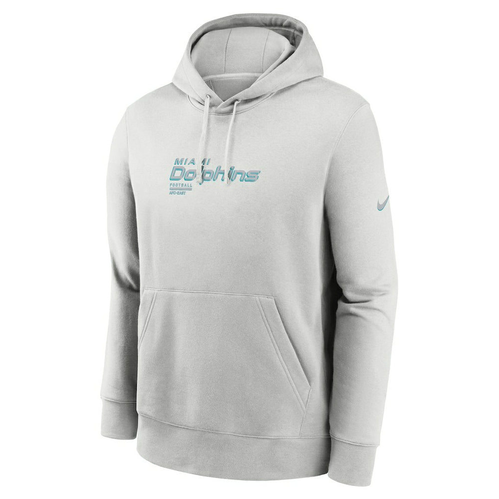 Miami Dolphins Edge Pack French Terry Club Pullover Hoodie - Gray | Nike sale