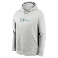 Miami Dolphins Edge Pack French Terry Club Pullover Hoodie - Gray | Nike sale