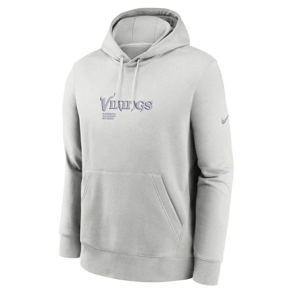 Minnesota Vikings Edge Pack French Terry Club Pullover Hoodie - Gray | Nike online