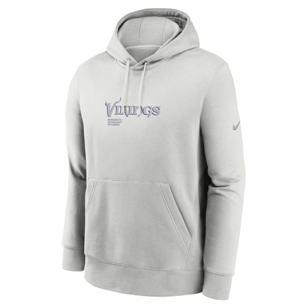 Minnesota Vikings Edge Pack French Terry Club Pullover Hoodie - Gray | Nike online