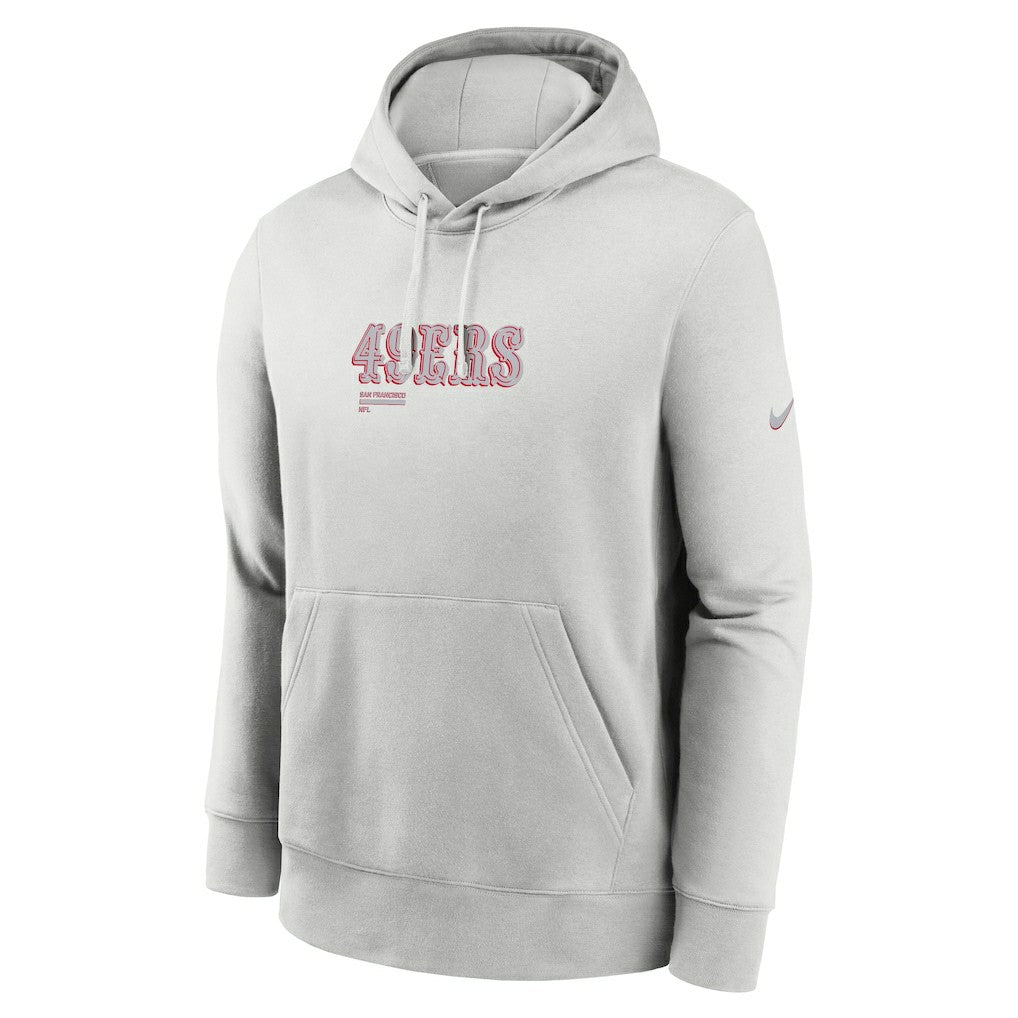 San Francisco 49ers Edge Pack French Terry Club Pullover Hoodie - Gray | Nike cheap