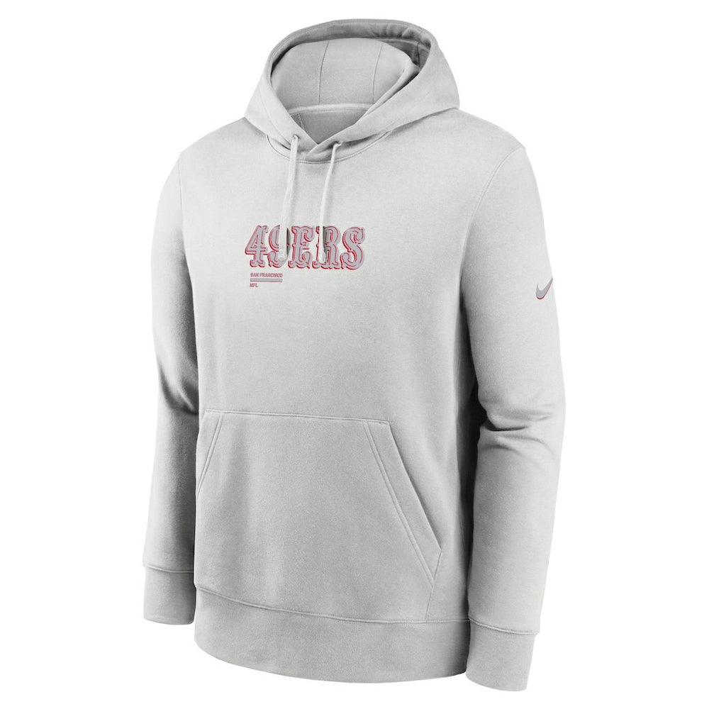 San Francisco 49ers Edge Pack French Terry Club Pullover Hoodie - Gray | Nike cheap