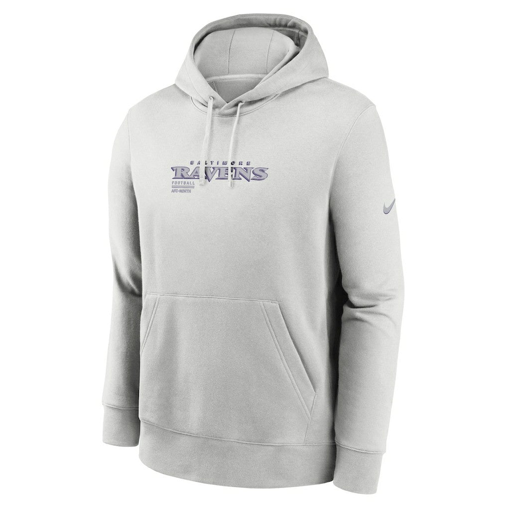 Baltimore Ravens Edge Pack French Terry Club Pullover Hoodie - Gray | Nike cheap