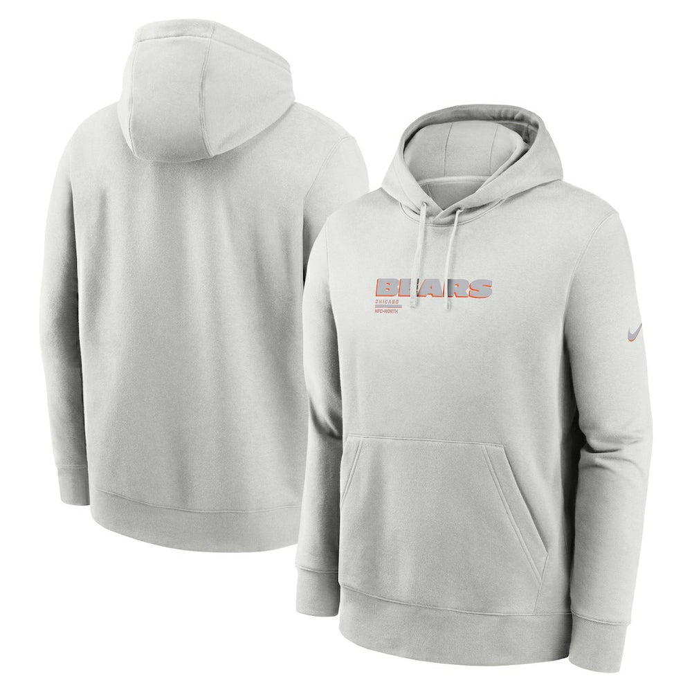 Chicago Bears Edge Pack French Terry Club Pullover Hoodie - Gray | Nike on sale