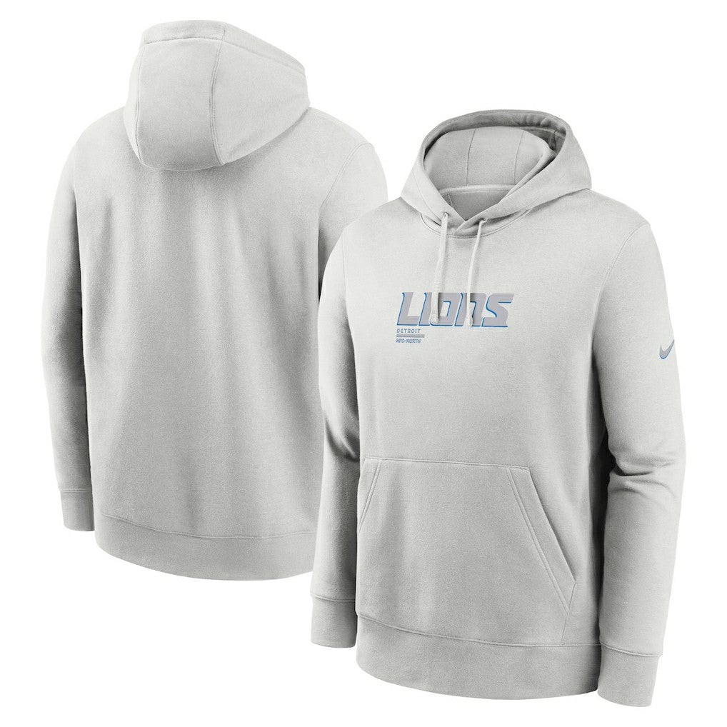 Detroit Lions Edge Pack French Terry Club Pullover Hoodie - Gray | Nike discount