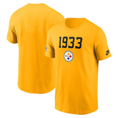 Pittsburgh Steelers 1933 Alt Pack Onside Conversion Performance T-Shirt - Gold | Nike discount